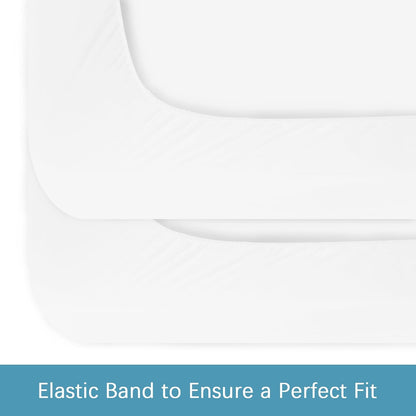 2 Pack King Mattress Protector Waterproof, Noiseless & Soft Coverage King Size Mattress Cover
