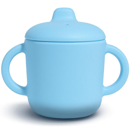 6 Months+ Sippy Cups with Handles, Small Silicone Sippy Cups Leak Proof 5oz,No Spill Sippy cups for