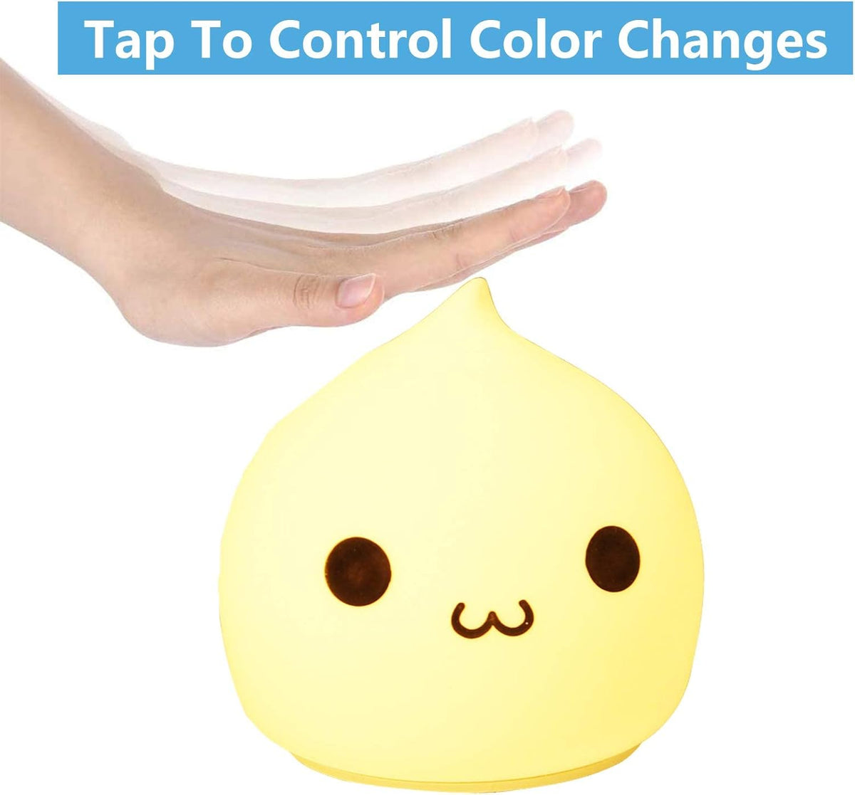 ZKLiLi Night Light for Kids, Cute Lamp Dumpling Light Birthday Gifts for Girls Boys, Kawaii