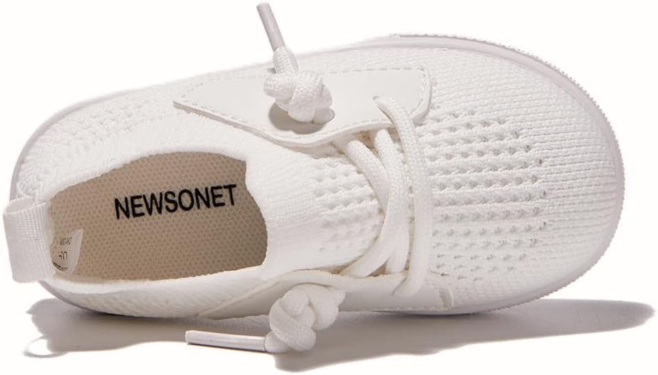 Newsonet Baby Shoes Boys Girls First Walking Breathable Non Slip Walker Sneakers Soft Sole 6 9 12