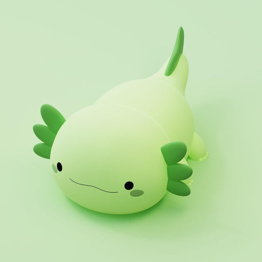 DREAMING MY DREAM Axolotl Night Light for Kids,Cute Axolotl Gifts lamp Rechargeable Light Table