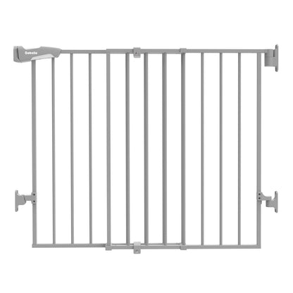 Babelio 34" Extra Tall Baby/Dog Gate with No Threshold Design Walk Thru Door, 26-43" Auto Close
