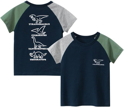 Boys' 4-Pack Excavator Short Sleeve Crewneck T-Shirts Top Tee Size 2-7 Years Toddler Boys' Value