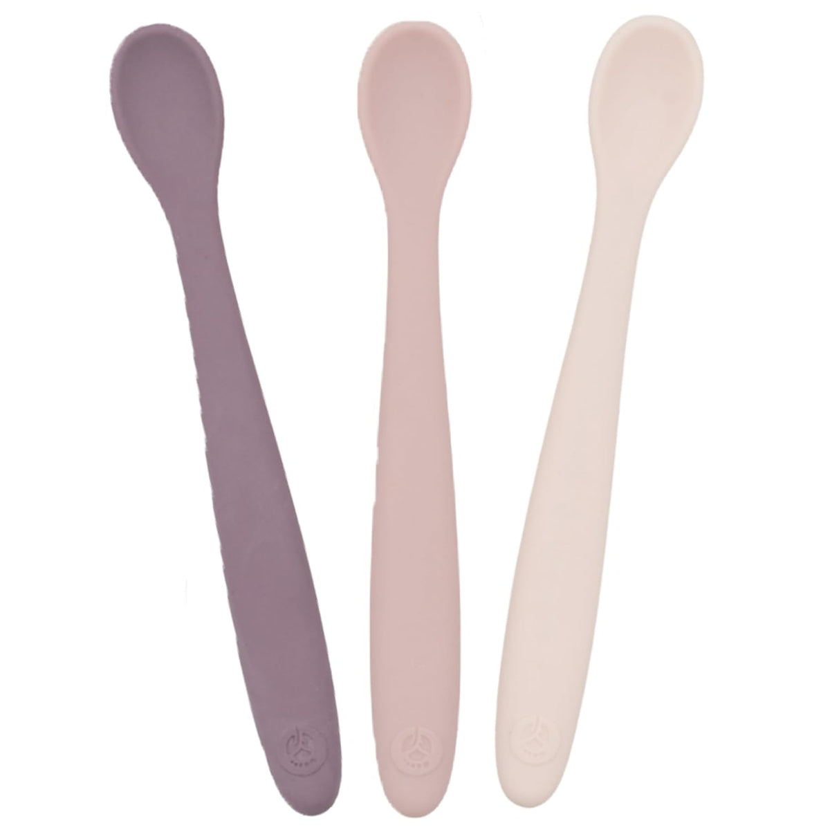 WeeSprout Silicone Baby Spoons - First Stage Infant Feeding Utensils With Soft-Tip, Bendable