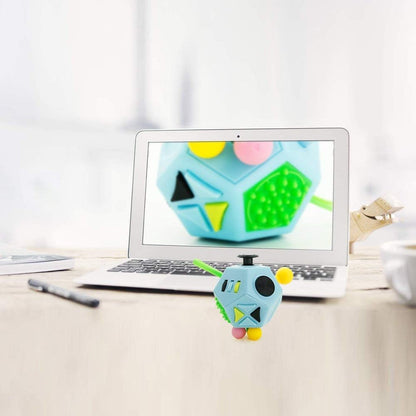 12 Sided Finger Cube Toys, Fidget Toys Relief Stress, Autism and Anxiety Depression for Kids Adults