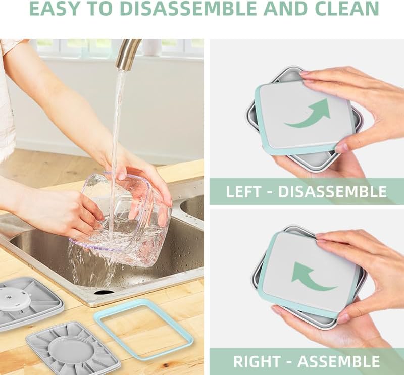 Ankou Airtight Food Storage Container Sets with Lids 6Pcs Pop Containers for Kitchen Pantry