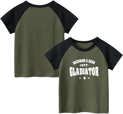 Boys' 4-Pack Excavator Short Sleeve Crewneck T-Shirts Top Tee Size 2-7 Years Toddler Boys' Value