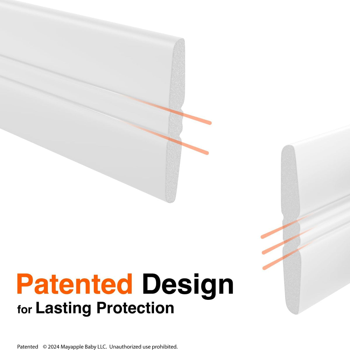 Roving Cove PreFit (Classic) Furniture Edge Corner Protector (Standard 15ft Edge 4 Corners), Baby