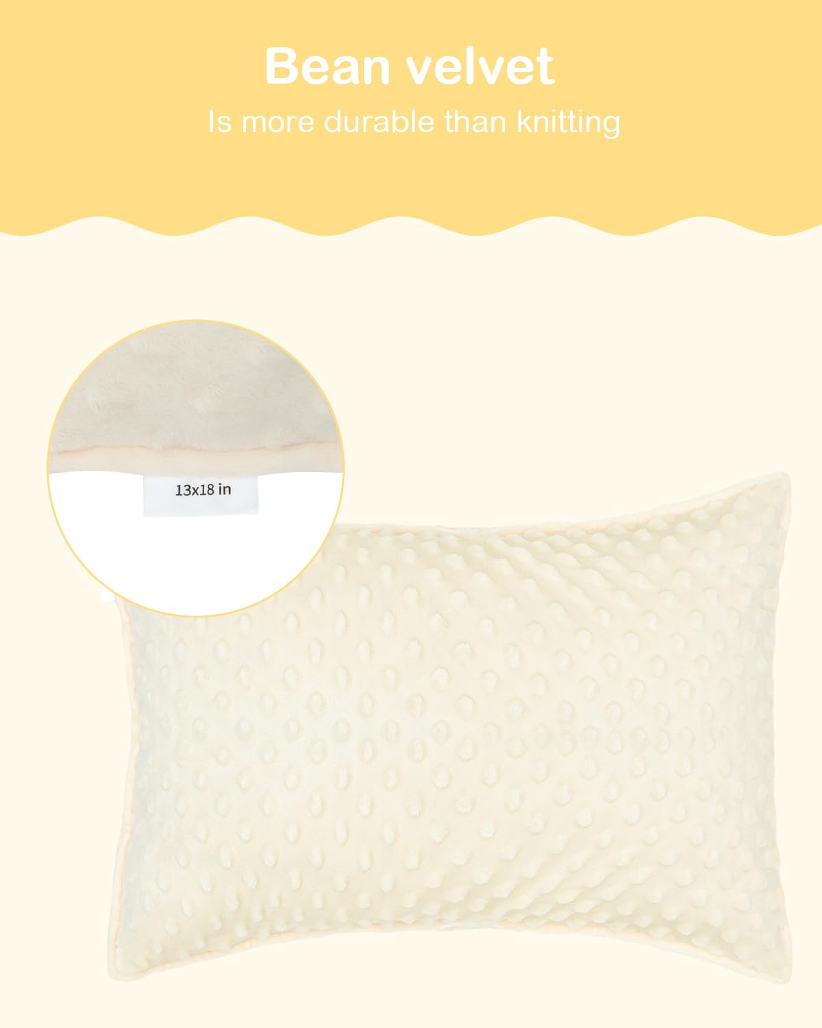 ALVABABY Toddler Pillowcases Soft Kids Pillow Cover 2 Pack Fit 13"x 18" or 12"x16" Envelope for