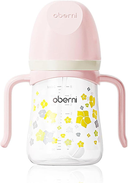 Toddler Sippy Cup, Weighted Straw Baby Drinking Water Bottle with Valved Spout for 6+ Months
