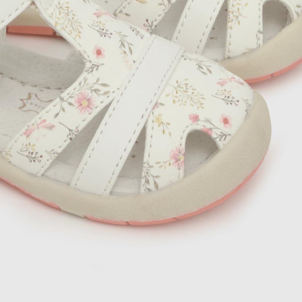 Toddler Girls Fisherman Buckle Sandals - Comfortable Summer Sandals with Closed Toe & Adjustable