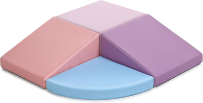 Climbing Foam Blocks for Toddlers: PU Leather Foam Blocks for Kids Active Play - Toddler Climbing