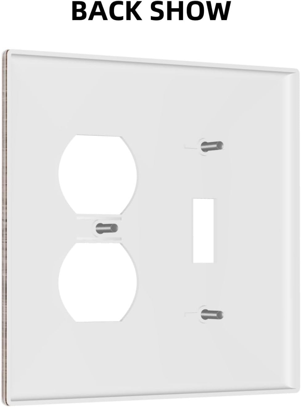 Decorative Outlet Covers Retro Wood Plank Vintaga Wooden Board 2 Gang Wall Plate Cover Single