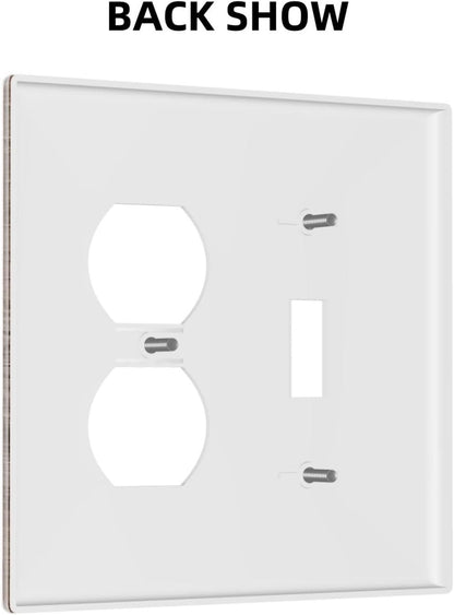 Decorative Outlet Covers Retro Wood Plank Vintaga Wooden Board 2 Gang Wall Plate Cover Single