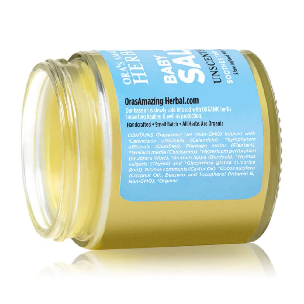 Baby Salve, Diaper Balm Ointment, Drool Rash Prevention, Natural Diaper Cream, Calendula Thyme