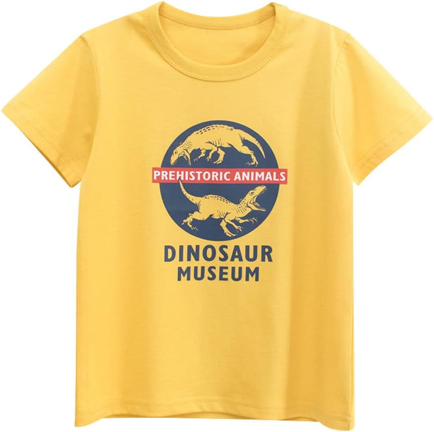 Boys' 4-Pack Excavator Short Sleeve Crewneck T-Shirts Top Tee Size 2-7 Years Toddler Boys' Value