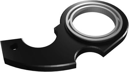 Black Keychain Spinner Fidget Ring,Novelty Keychain Fidget Toy for Finger Exercising,Gifts for