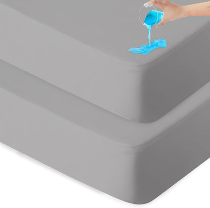 Waterproof Bassinet Sheets Fit for Halo, Dream on Me, Ingenuity, Fisher Price, Delta, Graco and