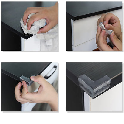 28 Pack Table Corner Protectors Baby Proofing Corner Guards Furniture and Edge Guards Stop Child