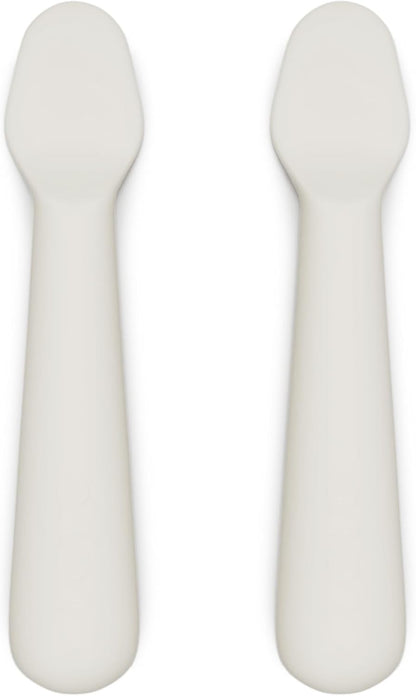 Lalo Little Spoon Set - 2 Piece Baby Spoons Set for Infants & Babies - Made From Food Grade