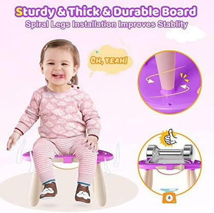 Kikidex Toddler Magnetic Drawing Board, Age 1-3, Purple, Toddler Girl Toys, Doodle Board Pad