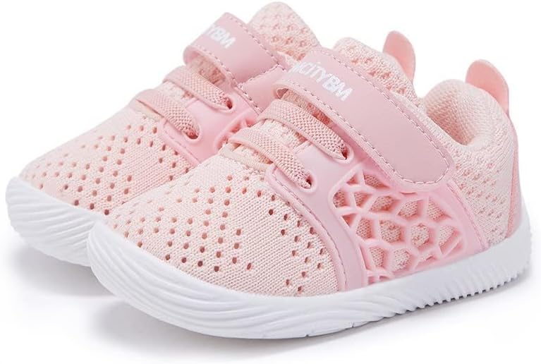 BMCiTYBM Baby Boy Girl Shoes Breathable Mesh Walking Shoes Lightweight Non-Slip Sneakers Infant