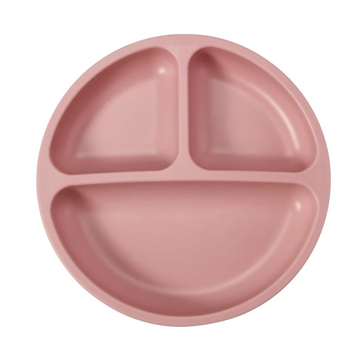 PandaEar 3 Pack Toddler Plates, Silicone Divided Suction Plate for Babies, BPA-Free 100% Food-Grade