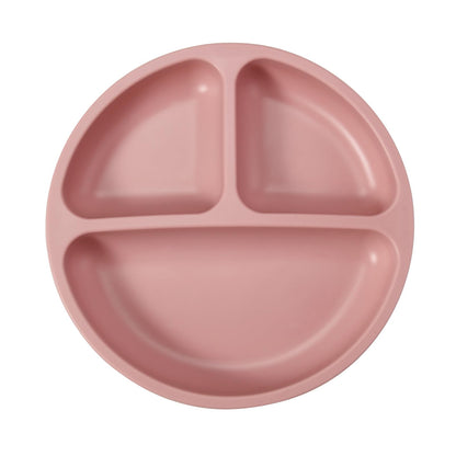 PandaEar 3 Pack Toddler Plates, Silicone Divided Suction Plate for Babies, BPA-Free 100% Food-Grade
