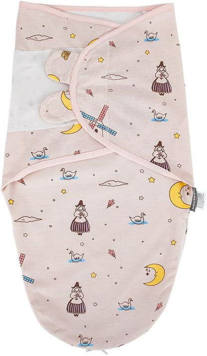 HOUSBAY 100% Cotton Baby Swaddle Sleep Sacks for Newborn Swaddling Blankets Adjustable 2-Way Zipper