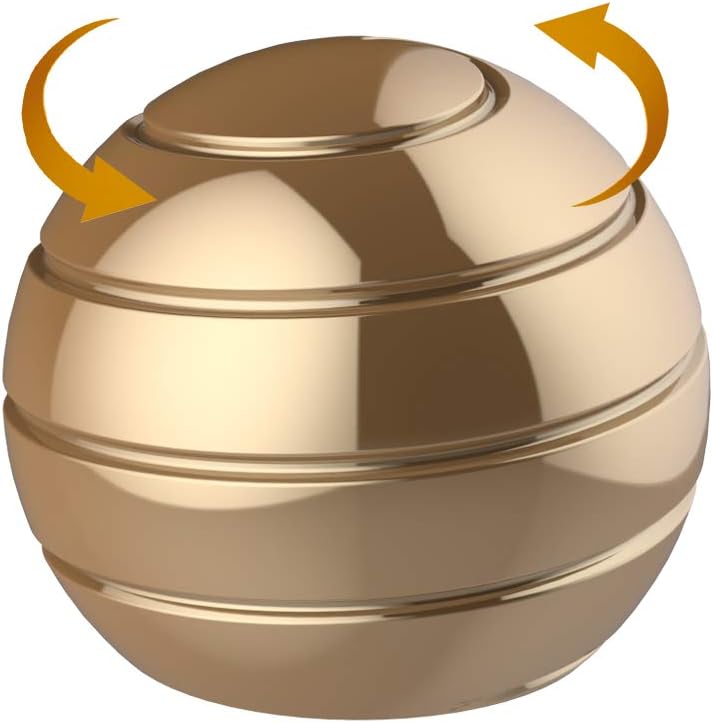 Kinetic Spinner Desk Toy, 1.54'' Stress Relief Desk Toys Ball, Anti Anxiety Desk Gadgets Sensory