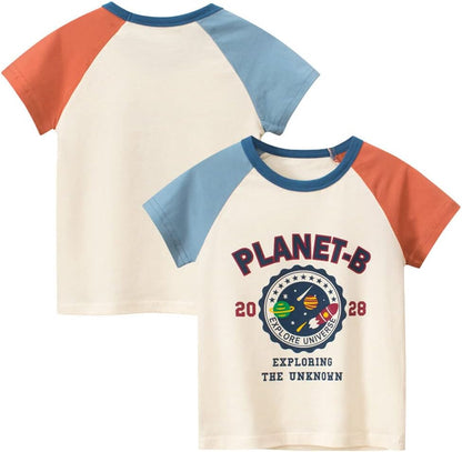 Boys' 4-Pack Excavator Short Sleeve Crewneck T-Shirts Top Tee Size 2-7 Years Toddler Boys' Value