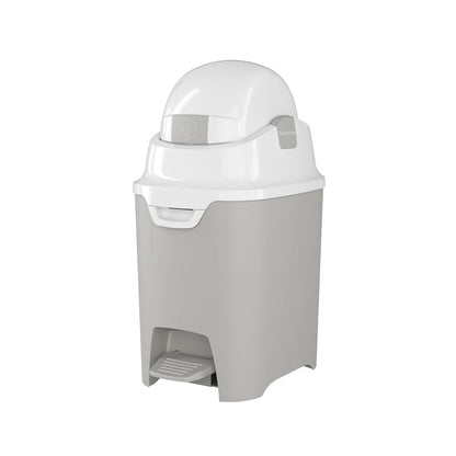 Foundations Mini Hands-Free Diaper Pail with Airtight Lid - Durable & Odorless Diaper Disposal