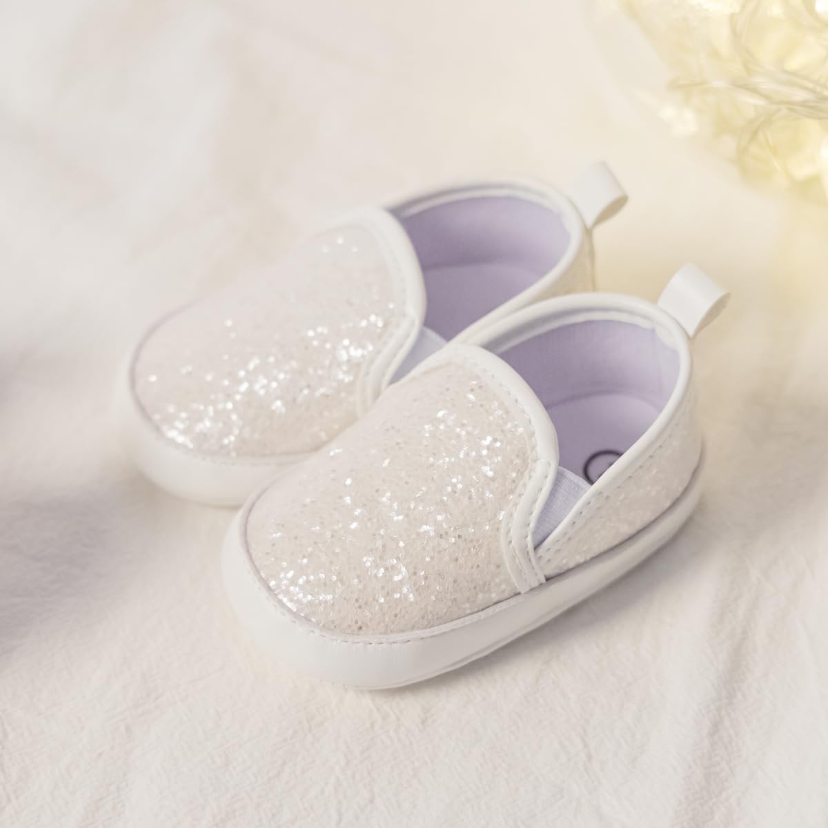 Morbido Infant Baby Boys Girls Canvas Sneaker Toddler Slip On Anti Skid Newborn First Walkers Candy