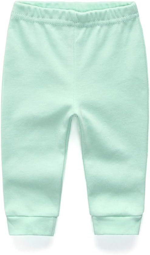 Unisex Newborn Baby Cotton 4-Pack Pants Embroidery Pringting Casual Leggings 0-24 Months for Boys