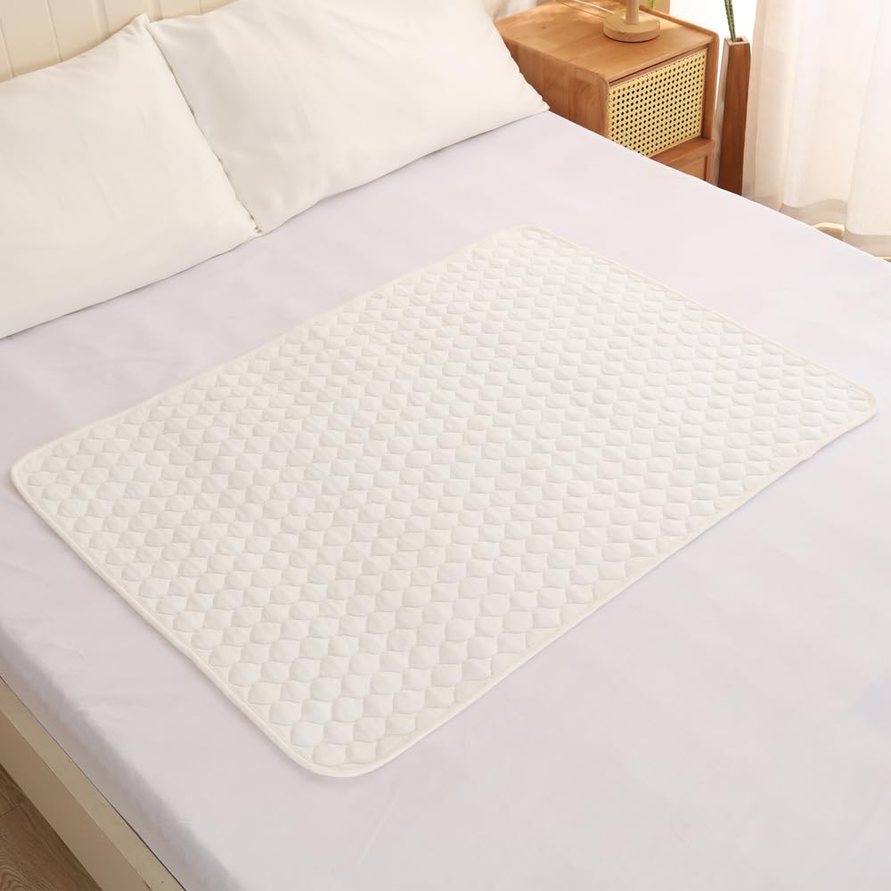 BlueSnail Washable Underpads,Super Absorbent and Waterproof Bed Pds, Portable and Reusable