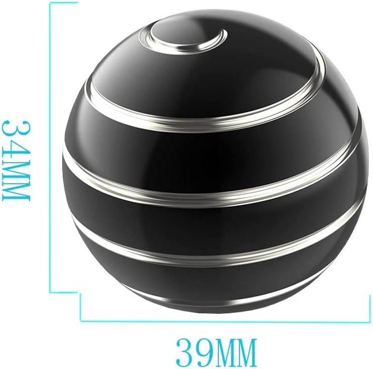 Kinetic Desk Toy Ball, 1.54'' Kinetic Desktop Spinning Toys, Optical Illusion Fidget Toys Gadgets