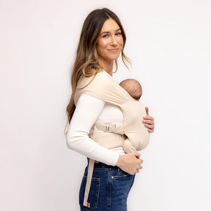 WildBird - Aerial Buckle Wrap - 0-6 Months - Standard (XS-XL) Sparrow - Newborn Baby Carrier
