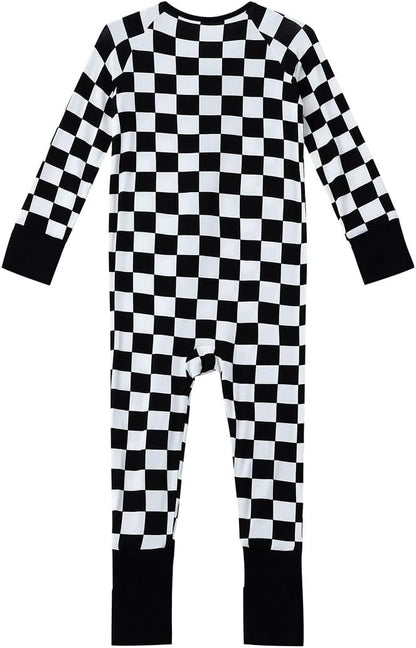 Baby Viscose from Bamboo Pajamas - Infant Boys Girls Footless Zippy Pjs Sleep 'N Play Clothes - One