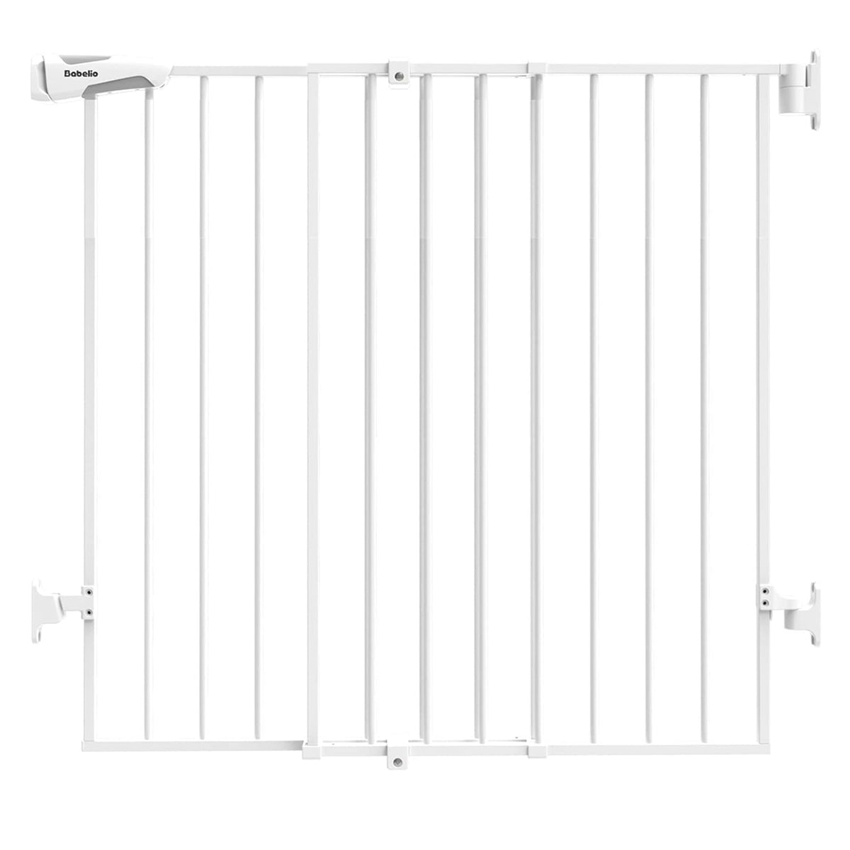 Babelio 34" Extra Tall Baby/Dog Gate with No Threshold Design Walk Thru Door, 26-43" Auto Close