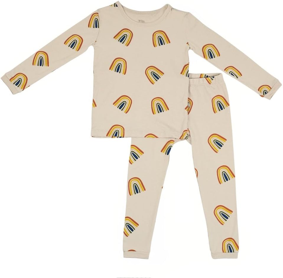 KYTE BABY Toddler Pajama Set - Pjs for Toddlers Made of Soft Bamboo Rayon Material