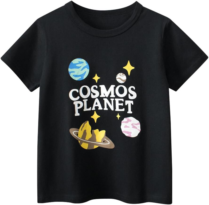 Boys' 4-Pack Excavator Short Sleeve Crewneck T-Shirts Top Tee Size 2-7 Years Toddler Boys' Value