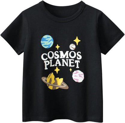 Boys' 4-Pack Excavator Short Sleeve Crewneck T-Shirts Top Tee Size 2-7 Years Toddler Boys' Value