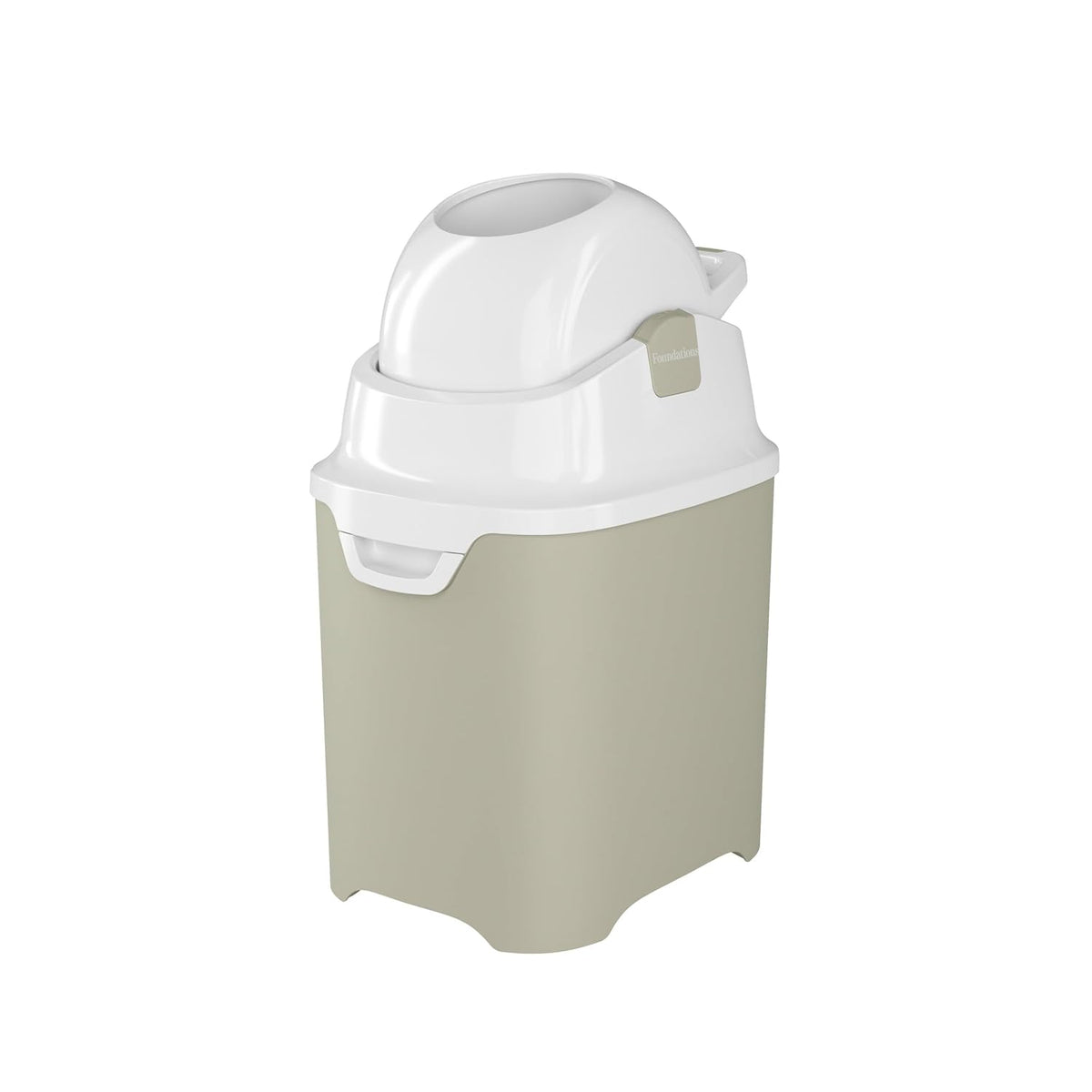 Foundations Mini Diaper Pail with Airtight Lid - Durable & Odorless Diaper Disposal, Large