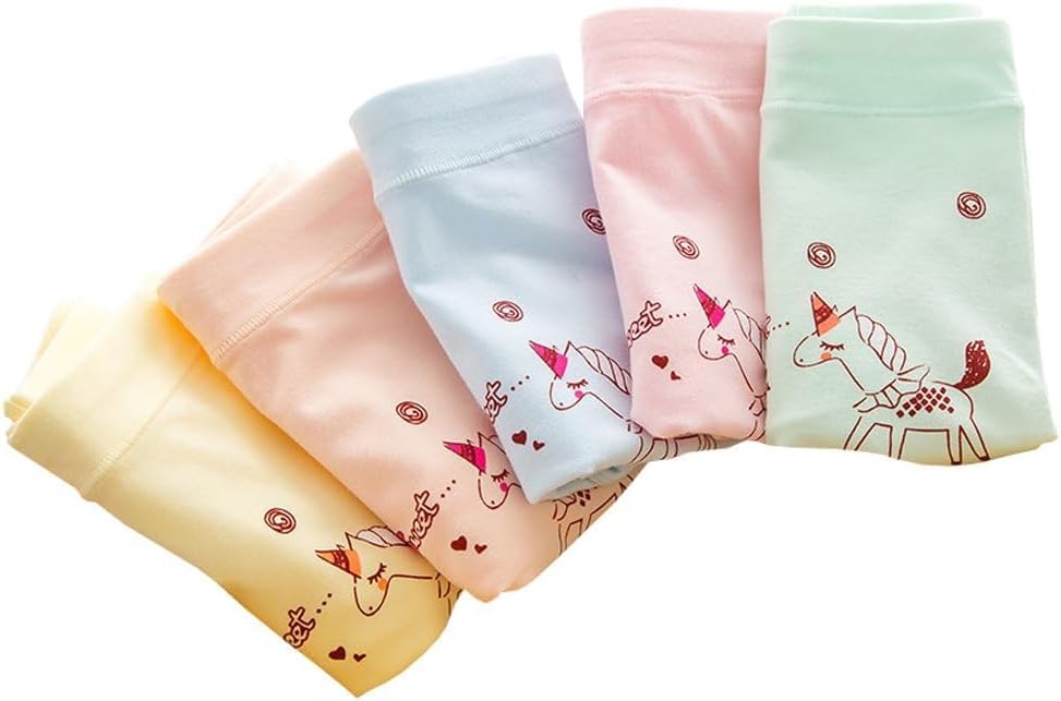 CHUNG Toddler Little Girls Kids Briefs Panties Soft Cotton Boyshort Underwear Pack Big Girl Daily