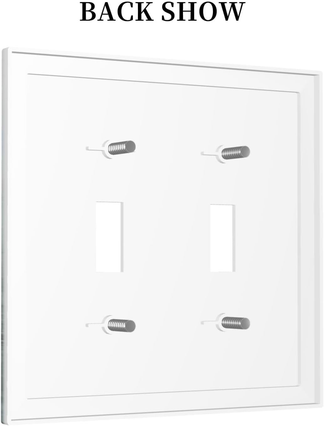 Decorative Switch Plates Wildflower Botanical Watercolor Floral 2 Gang Double Toggle Outlet Light