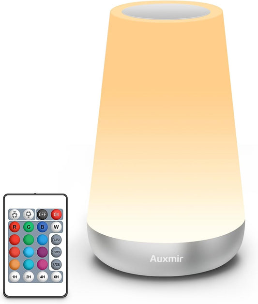 Night Light for Kids Baby, 2500mAh13 RGB Colors & 5 Brightness, Portable Rechargeable LED Bedside
