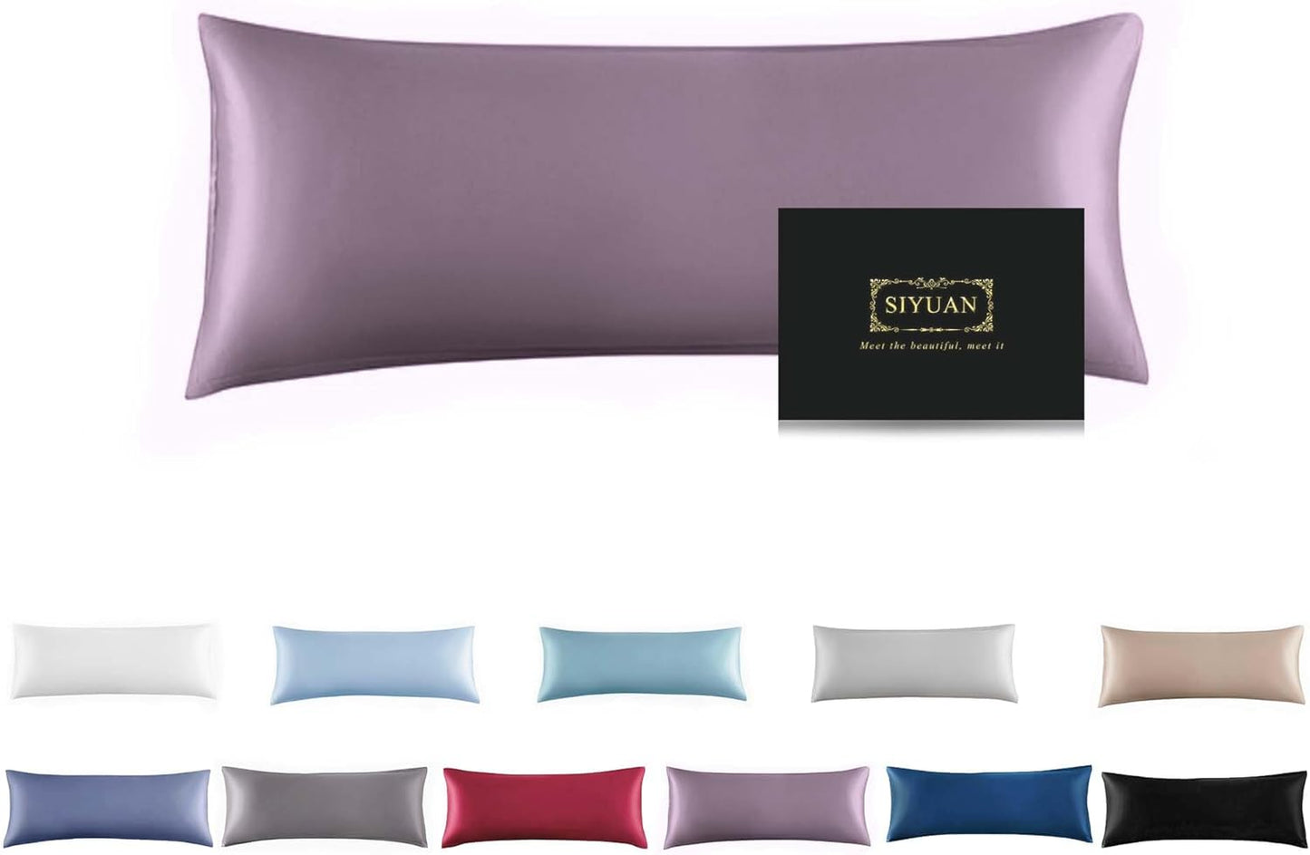 Mulberry Silk Pillowcase for Hair and Skin,Cooling Silk Pillow Case with Hidden Zipper,Allergen