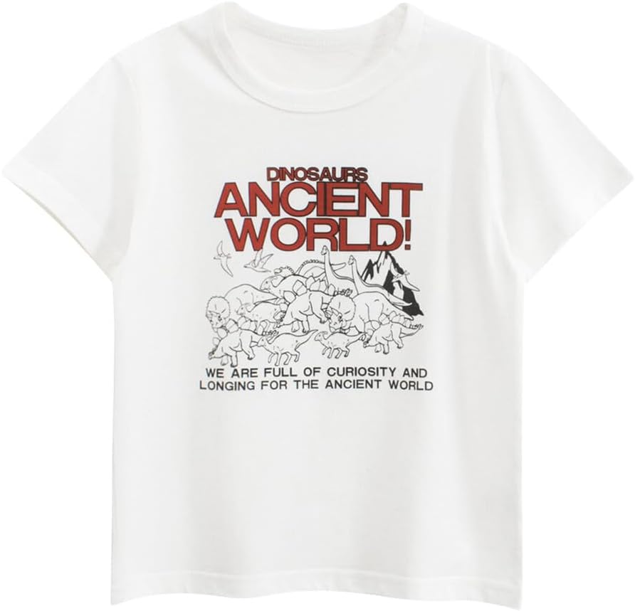Boys' 4-Pack Excavator Short Sleeve Crewneck T-Shirts Top Tee Size 2-7 Years Toddler Boys' Value