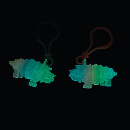 Raymond Geddes Glow in The Dark Dinosaur Fidget Toys (Set of 24) - Fun Toy Dinosaurs - Ideal