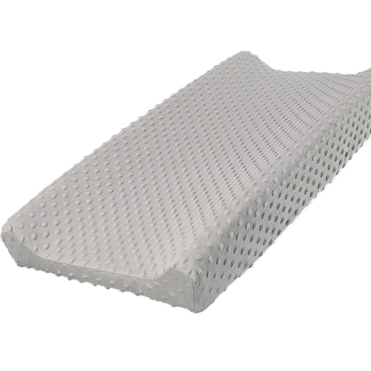 Owlowla Changing Pad Cover, Soft Minky Dots Changing Table Sheets for Baby Boy and Girl(Silver Gray)